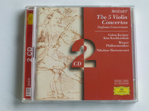 Mozart - Concertos for Violin and Orch. / Gidon Kremer, Harnoncourt (2 CD)