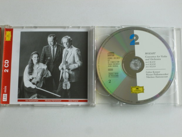Mozart - Concertos for Violin and Orch. / Gidon Kremer, Harnoncourt (2 CD)