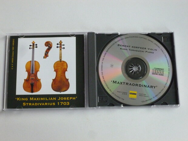 Berent Korfker, Kana Yamaguchi - Works for violin and piano
