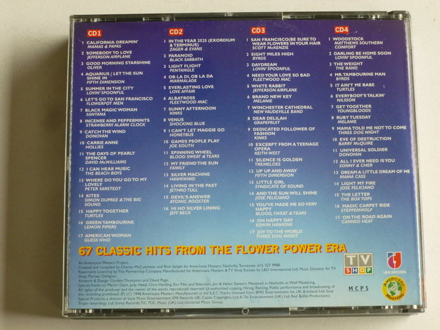 The Love Generation - 67 classic hits from the flower power era (4 CD)