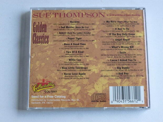Sue Thompson - Golden Classics