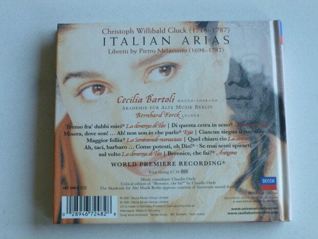 Cecilia Bartoli - Gluck Italian Arias