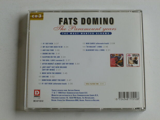 Fats Domino - The Paramount Years / CD 3