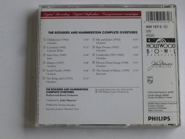 Rodgers & Hammerstein - Overtures / Hollywood Bowl Orch. Mauceri