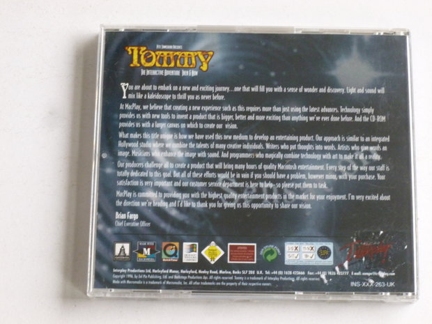 Pete Townshend presents Tommy - The Musical The Movie The Album (cd rom)