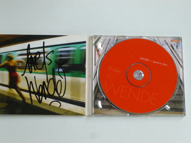 Wende - Quand tu dors (gesigneerd) 2004