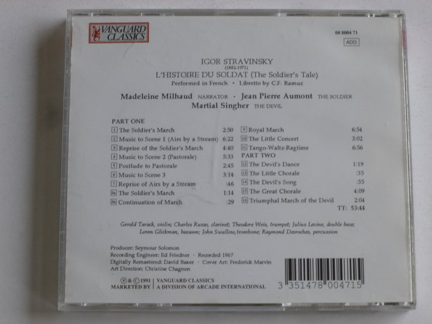 Stravinsky - L' Histoire du Soldat / Leopold Stokowski