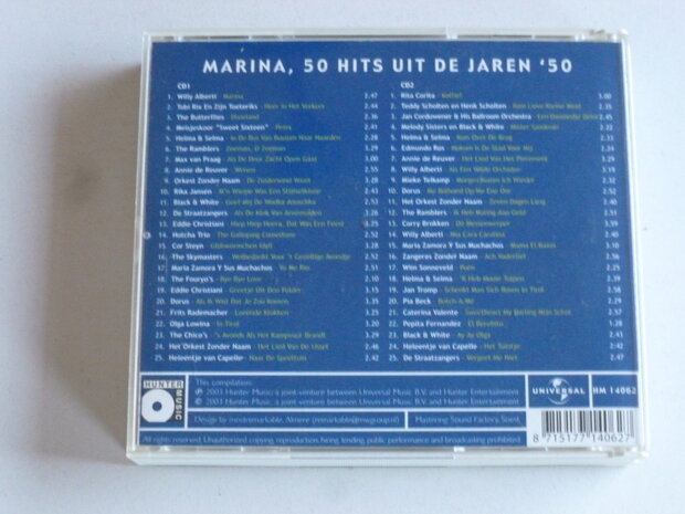 Marina - 50 Hits uit de jaren' 50 (2 CD)