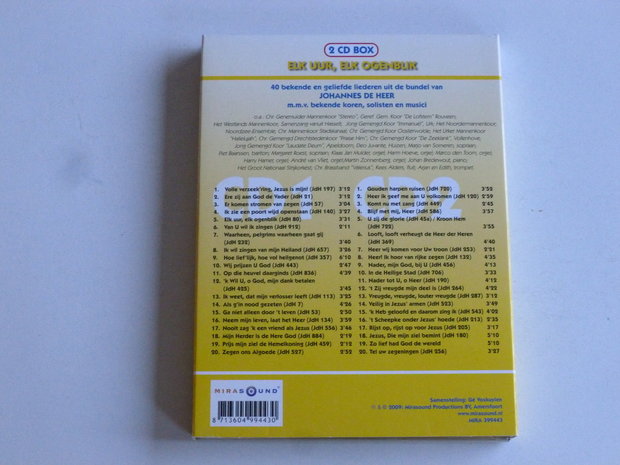 Elk Uur, Elk Ogenblik - Bekende en Geliefde Liederen (2 CD)