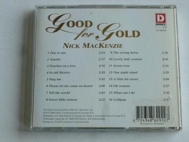 Nick Mackenzie - Good for Gold
