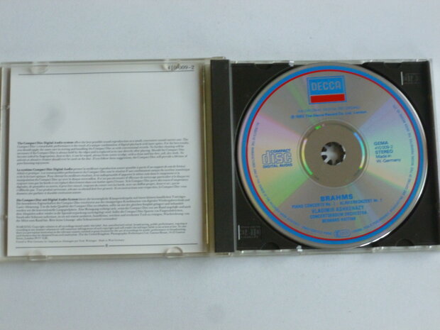 Brahms - piano concerto / Vladimir Ashkenazy