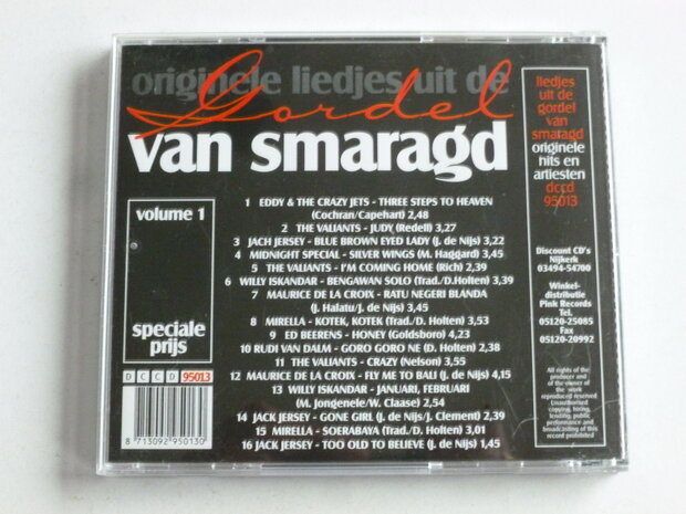 Liedjes uit de Gordel van Smaragd - volume 1