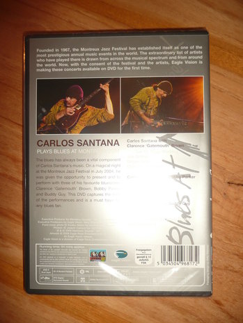 Carlos Santana plays Blues at Montreux ( DVD) Nieuw