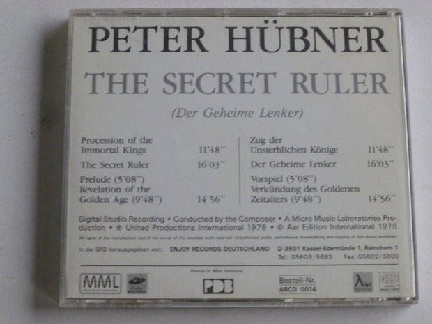 Peter Hübner - The Secret Ruler