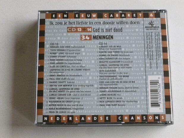 Ik zou je het liefste in een doosje willen doen CD 13/ 14 - 34 Meningen (2 CD)