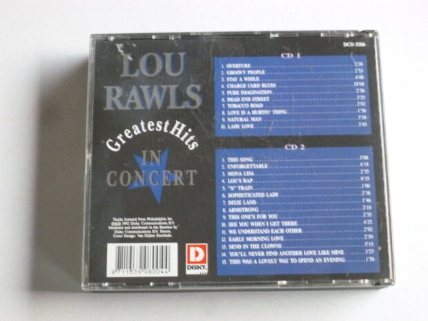 Lou Rawls - Greatest Hits / In Concert (2 CD)