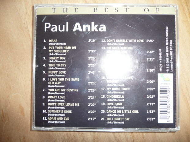 Paul Anka - The Best of 