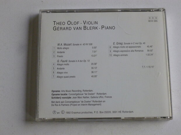 Theo Olof - Violin / Gerard van Blerk - Piano