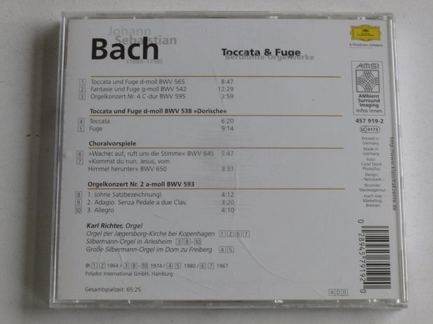 Bach - Toccata & Fuge / Karl Richter