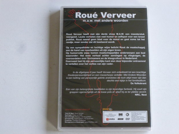 Roue Verweer - Met Andere Woorden (DVD) Nieuw