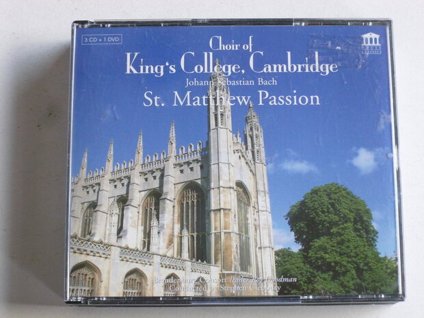 Bach - St. Matthew Passion / Choir of King's College Cambridge (3 CD + DVD)