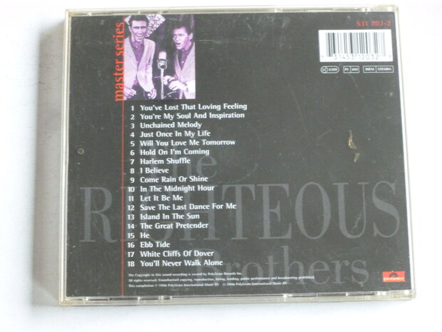 The Righteous Brothers - Master Series