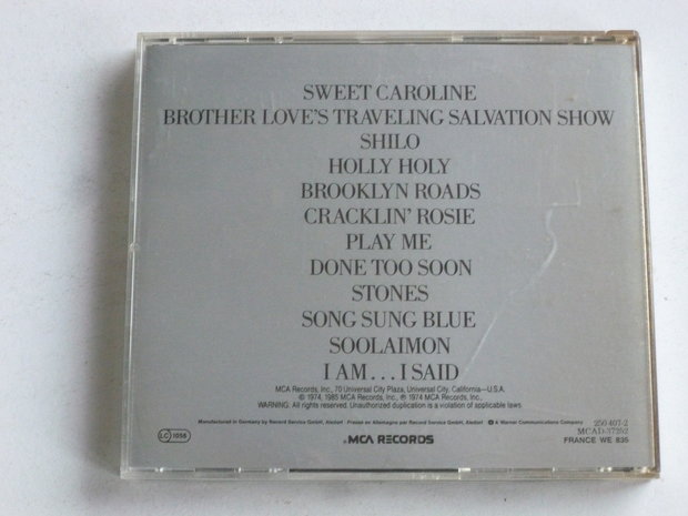 Neil Diamond - His 12 Greatest Hits