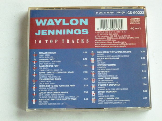 Waylon Jennings - 16 Top Tracks