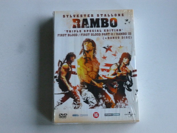 Rambo - Sylvester Stallone  / Triple Special Edition (3 DVD)