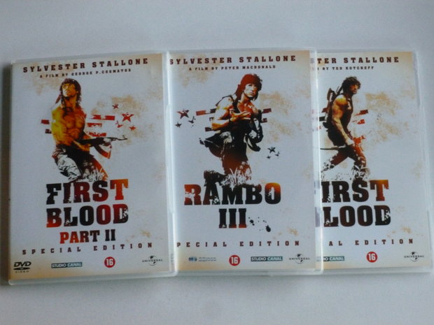 Rambo - Sylvester Stallone  / Triple Special Edition (3 DVD)