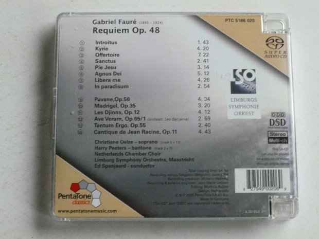 Faure - Requiem / Ed Spanjaard (SACD)