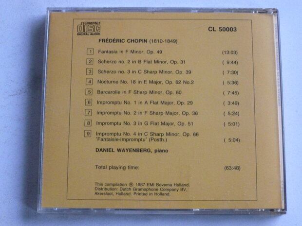 Daniel Wayenberg plays Chopin (emi bovema)