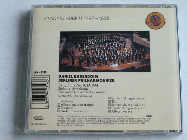 Schubert - Symphony no.9 / Daniel Barenboim