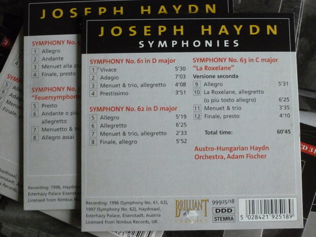 Haydn - Symphonies Complete / Adam Fischer (33 CD)