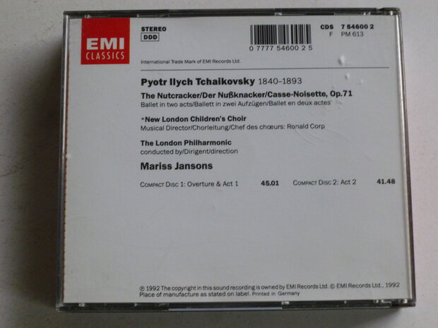 Tchaikovsky - The Nutcracker / Mariss Jansons (2 CD)