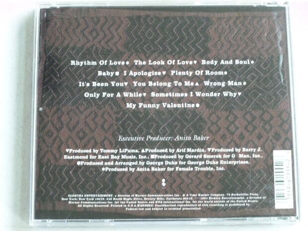 Anita Baker - Rhythm of love