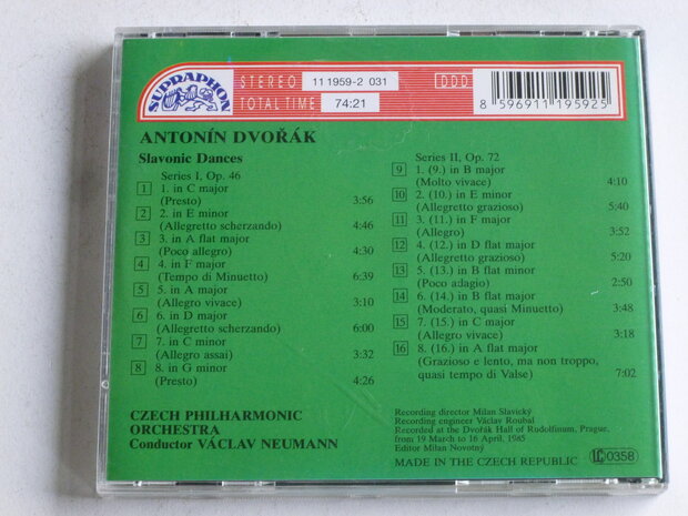 Dvorak - Slavonic Dances / Vaclav Neumann