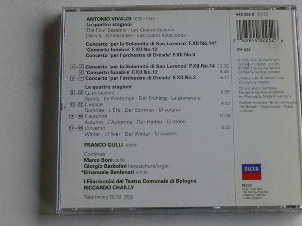 Vivaldi - The Four Seasons / Riccardo Chailly