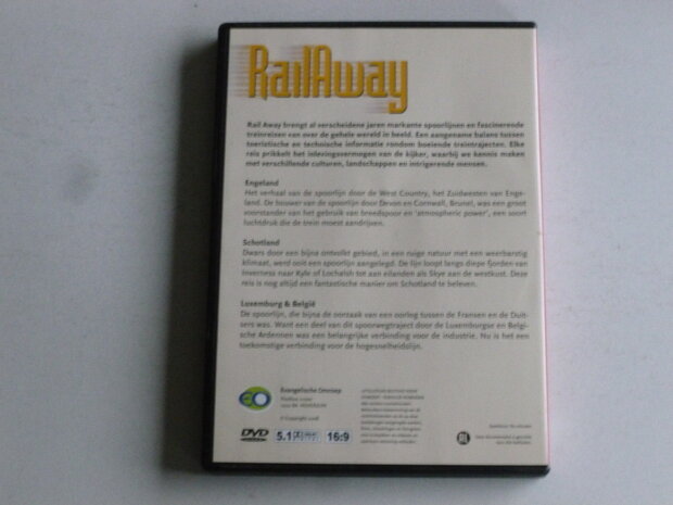Rail Away - Europa / Engeland, schotland, belgie, luxemburg (DVD)