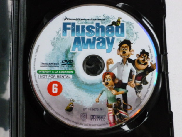 Flushed Away - Zing mee met de slakken (DVD)