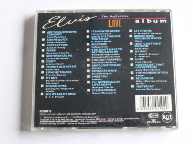 Elvis Presley - The Definitive Love Album