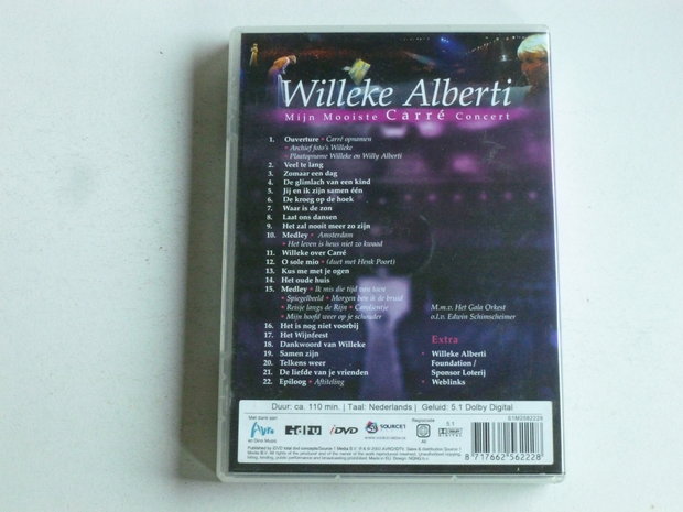 Willeke Alberti - Mijn Mooiste Carre Concert (DVD) Gesigneerd