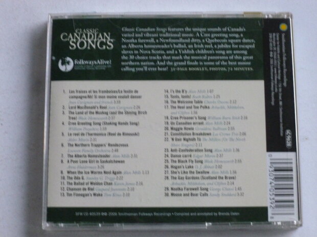 Classic Canadian Songs - Smithsonian Folkways