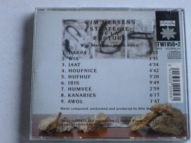 Wim Mertens - Strategie de la Rupture