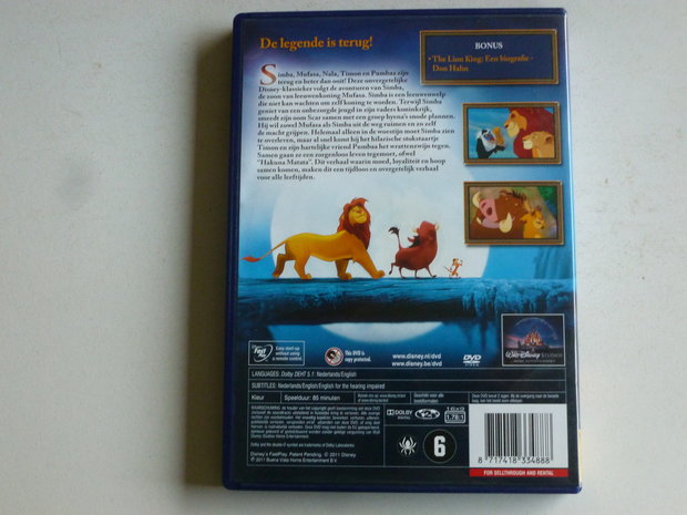The Lion King - Disney (Diamond Edition) DVD