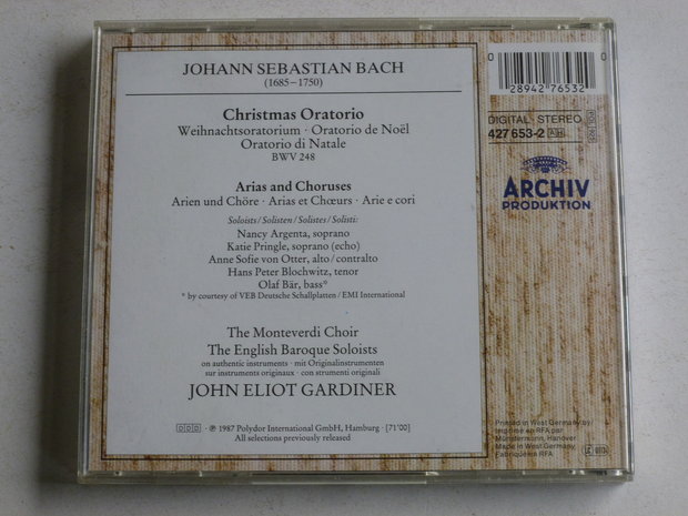 Bach - Christmas Oratorio / Gardiner