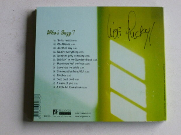 Ricky Koole - Who's Suzy? (gesigneerd)