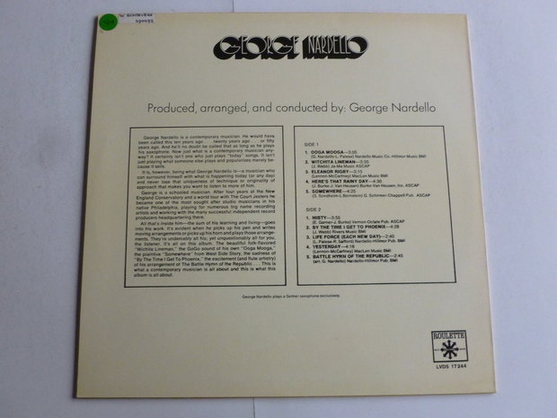 George Nardello - His Kind of Jazz (LP)