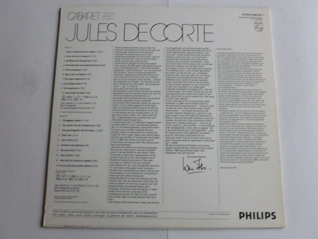 Cabaret - Jules de Corte (LP)
