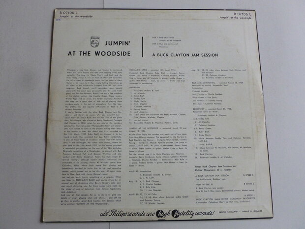 Buck Clayton - Jumpin at the woodside (LP)